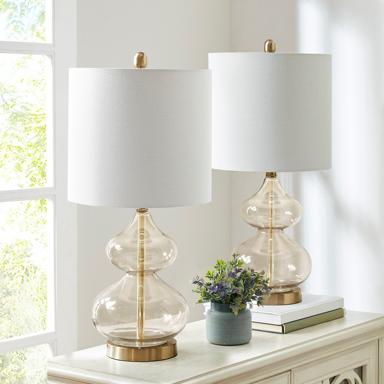 Ellipse gold shop table lamp