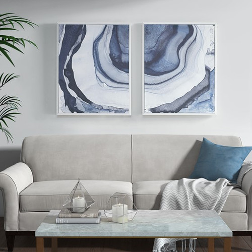 Urban Habitat Cosmic Curl 3 piece Framed Canvas Wall Art Set