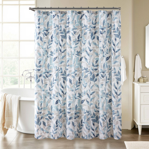 Sofia Botanical Printed Shower Curtain