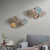 Madison Park Lenzie Multicolored Lily Pad Leaves 2 Piece Metal Wall Decor Set