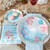 Beach Party 62 Piece Coastal Themed Tableware Set