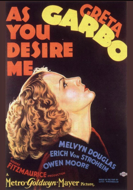 As You Desire Me (1932) DVD