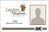 Photo ID Badge (photo, logo, full color)