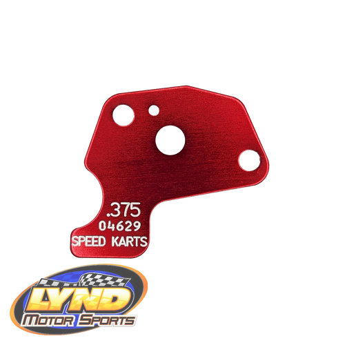 RESTRICTOR PLATE - RED 0.375"