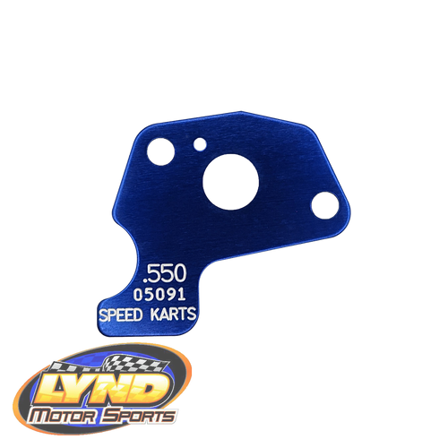 RESTRICTOR PLATE - BLUE 0.550"