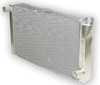 Radiator - 26.750 in W x 20 in H x 3 in D - Driver Side Inlet - Passenger Side Outlet - Aluminum - Natural - Each