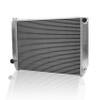 Radiator - Universal Fit - 27.500 in W x 19 in H x 3 in D - Passenger Side Inlet - Driver Side Outlet - Aluminum - Natural - Each