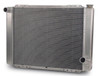 Radiator - 27.500 in W x 20 in H x 3 in D - Driver Side Inlet - Passenger Side Outlet - Aluminum - Natural - Each