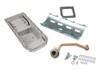 Engine Oil Pan - Retrofit - Mid Sump - 6 qt - 6-2/5 in Deep - Baffle / Pickup / Tray - Aluminum - Natural - Mopar Gen III Hemi - Kit