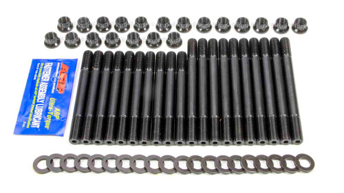 Cylinder Head Stud Kit - 12 Point Nuts - Chromoly - Black Oxide - SVO - Small Block Ford - Kit