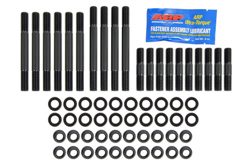Cylinder Head Stud Kit - 12 Point Nuts - Chromoly - Black Oxide - Small Block Mopar - Kit