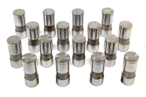 Lifter - Hydraulic Flat Tappet - 0.842 in OD - GM V8 - Set of 16