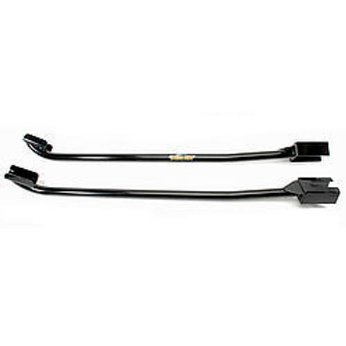 Subframe Connectors - Weld-On - 1-5/8 in OD x 0.125 Tubing - Steel - Black Powder Coat - GM F-Body 1974-81 - Kit