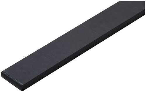Flat Stock - Body Strap - 1 in Wide - 0.25 in Thick - 48 in Long - Plastic - Black - Each