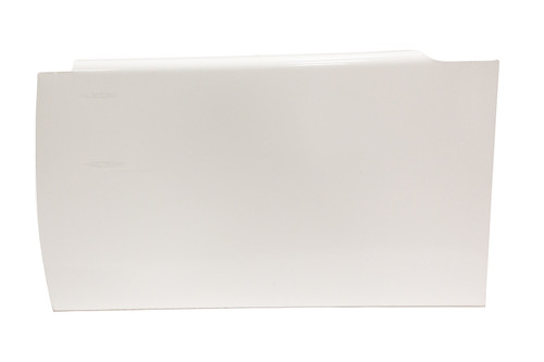 Door - Driver Side - Aluminum - White Paint - Short Track Truck - Each