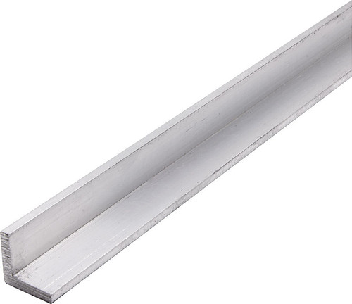 Angle Stock - 90 Degree - 1 in Wide - 1 in Tall - 0.188 in Thick - 4 ft Long - Aluminum - Natural - Each