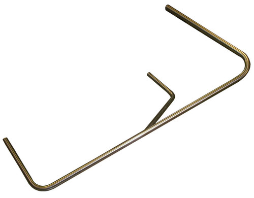 Nerf Bar - Driver Side - 3 Point - 1 in Tube - Long - Stainless - Polished - Triple X Sprint Car - Each