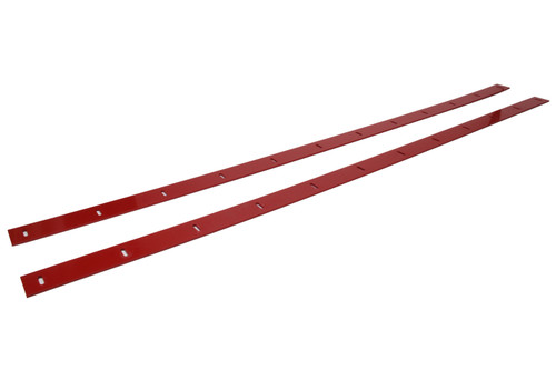 Wear Strip - 116 x 1-7/8 in - Plastic - Red - ABC NextGen - Pair