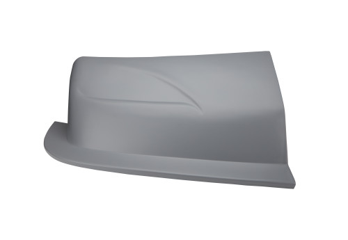 Nose - Outlaw - Passenger Side - Plastic - Gray - Universal - Asphalt Late Model - Each
