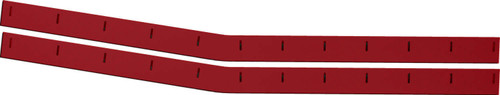 Wear Strip - MD3 - 119 x 3 in - Plastic - Red - Chevy Monte Carlo 1988 - Pair