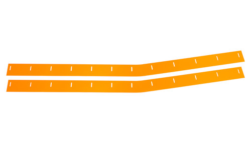 Wear Strip - MD3 - 119 x 3 in - Plastic - Fluorescent Orange - Chevy Monte Carlo 1988 - Pair Wear Strip - MD3 - 119 x 3 in - Plastic - Fluorescent Orange - Chevy Monte Carlo 1988 - Pair