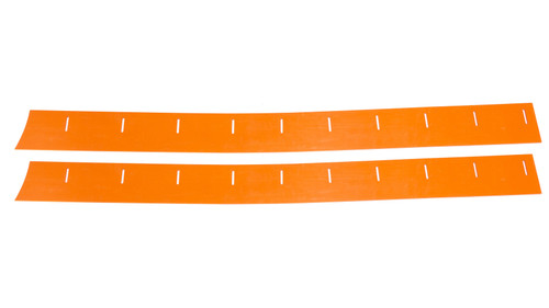 Wear Strip - Street Stock - 120 x 5 in - Plastic - Orange - Chevy Monte Carlo 1988 - Pair Wear Strip - Street Stock - 120 x 5 in - Plastic - Orange - Chevy Monte Carlo 1988 - Pair