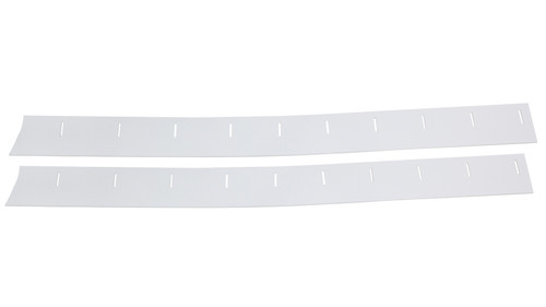Wear Strip - Street Stock - 120 x 5 in - Plastic - White - Chevy Monte Carlo 1988 - Pair Wear Strip - Street Stock - 120 x 5 in - Plastic - White - Chevy Monte Carlo 1988 - Pair