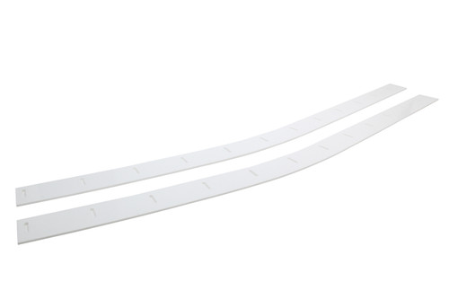 Wear Strip - ABC - 112 x 2-3/4 in - Plastic - White - Pair