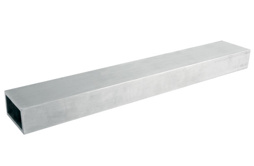 Aluminum Tubing - 1 x 2 in Rectangle - 0.125 in Wall Thickness - 4 ft Long - Aluminum - Natural - Each Aluminum Tubing - 1 x 2 in Rectangle - 0.125 in Wall Thickness - 4 ft Long - Aluminum - Natural - Each