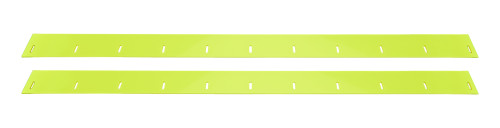 Wear Strips - S2 Sportsman - 111 x 3 in - Plastic - Fluorescent Yellow - Pair