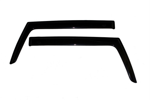 Side Window Visor - Original Ventvisor - Stick-On - Front - Plastic - Dark Smoke - Toyota Fullsize SUV 2007-14 - Pair Side Window Visor - Original Ventvisor - Stick-On - Front - Plastic - Dark Smoke - Toyota Fullsize SUV 2007-14 - Pair