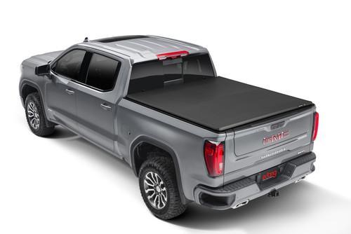 Tonneau Cover - Trifecta ALX - Folding - Bed Rail Attachment - Vinyl Top - Black - 6 ft Bed - GM Midsize Truck 2015-21 - Kit