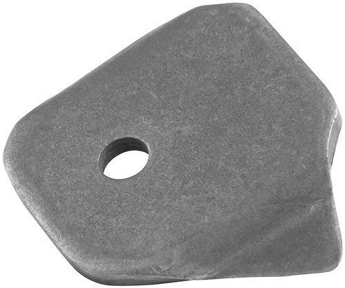 Fuel Cell Mount Tab - Weld-On - 1/4 in Mounting Hole - Steel - Natural - ATL Fuel Cell - Each