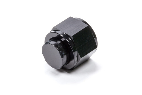 Fitting - Cap - 12 AN - Aluminum - Black Anodized - Each