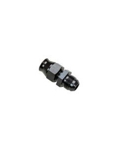 Fitting - Tube End - Straight - 8 AN Male to 1/2 in Tubing - Aluminum - Black Anodized - Each