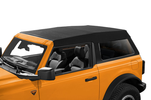 Soft Top - TrekTop - Tinted Windows - Top / Frame / Sides - Black Diamond / Plastic - Black - 2-Door - Ford Midsize SUV 2021-22 - Kit