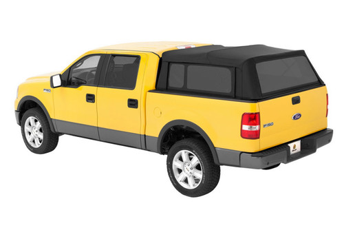Truck Bed Cap - Supertop For Trucks - Tinted Windows - Top / Frame - Canvas - Black - 6 ft 6 in Bed - Ford Fullsize Truck 2004-2017 - Kit