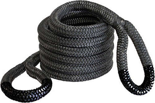 Tow Rope - Bubba Rope - 2 in Diameter - 30 ft Long - 131500 lb Breaking Strength - Nylon - Black Eyes - Each