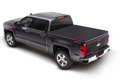 Tonneau Cover - Trifecta Signature 2.0 - Folding - Bed Rail Attachment - Canvas Top - Black - 5 ft 9 in Bed - GM Fullsize Truck 2019-20 - Kit