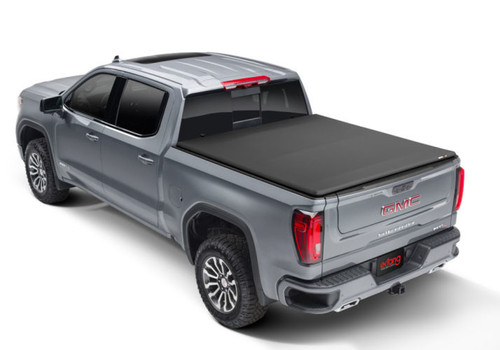 Tonneau Cover - Trifecta Signature 2.0 Signature - Folding - Bed Rail Attachment - Canvas Top - Black - 5 ft 9 in Bed - New Body Style - GM Fullsize Truck 2019-21 - Kit