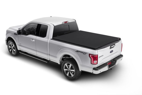 Tonneau Cover - Trifecta Signature 2.0 - Folding - Bed Rail Attachment - Canvas Top - Black - 6 ft 7 in Bed - Ford Fullsize Truck 2015-20 - Kit