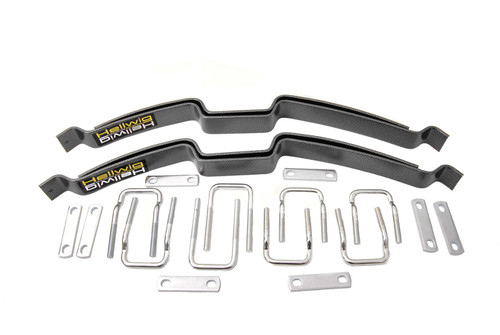 Helper Spring Kit - Silent Support System - Add-A-Leaf - Stock Height - Rear - Steel - Silver Powder Coat - Freightliner / Mercedes Sprinter 2017-22 - Kit