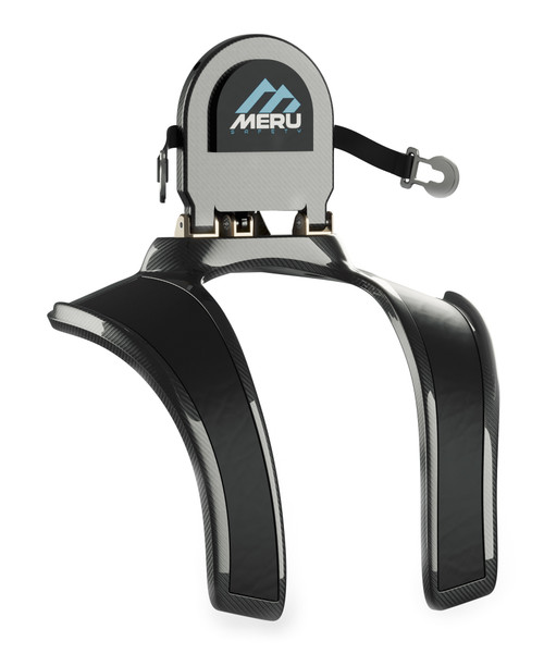 Head and Neck Support - Ascent Carbon - SFI 38.1 - Inertia Dampening System - Small / Medium - Carbon Fiber - Black - Kit