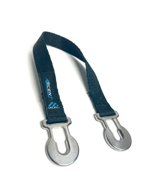 Head and Neck Support Tether - Ascent - Sliding Post Tether - Replacement - 14 in Length - Black - Head and Neck Support - Each