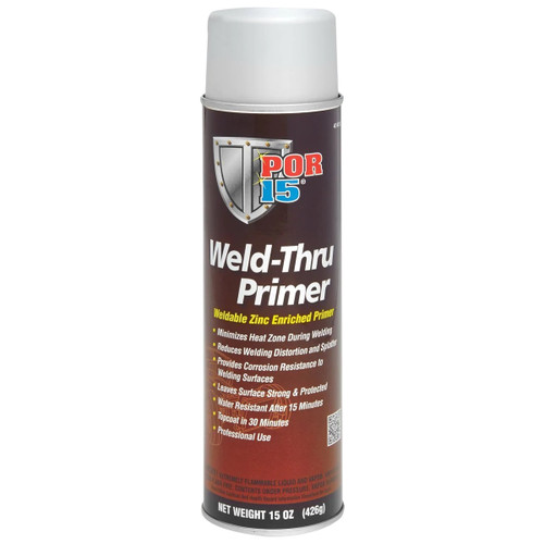 Paint - Weld-Thru Primer - High Temperature - Gray - 15 oz Aerosol - Each