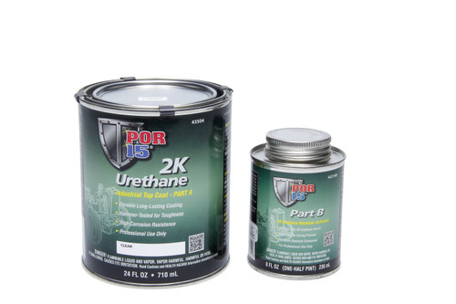 Paint - 2K Urethane - 8 oz Can Activator Included - 24 oz Can Urethane - Clear - Kit
