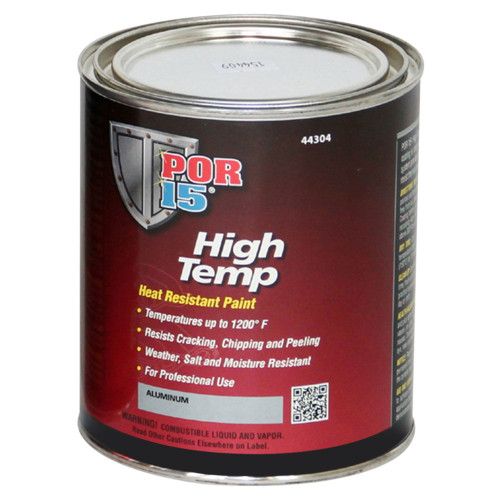 Paint - High Temperature - Urethane - Aluminum - 1 qt Can - Each