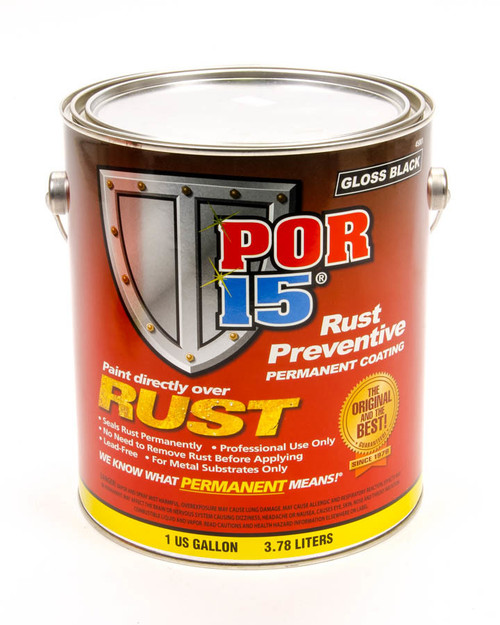 Paint - Rust Preventive - Urethane - Black - 1 gal Can - Each