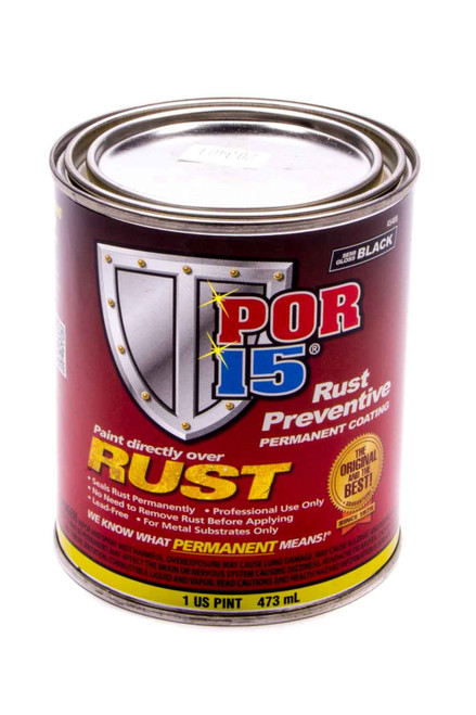 Paint - Rust Preventive - Urethane - Semi-Gloss Black - 1 pt Can - Each