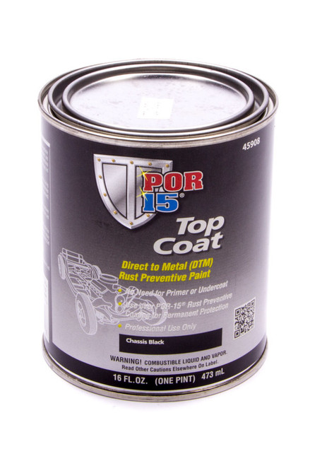 Paint - Chassis Coat - Urethane - Black - 1 pt Can - Each